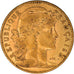 Münze, Frankreich, Marianne, 10 Francs, 1907, Paris, S+, Gold, KM:846