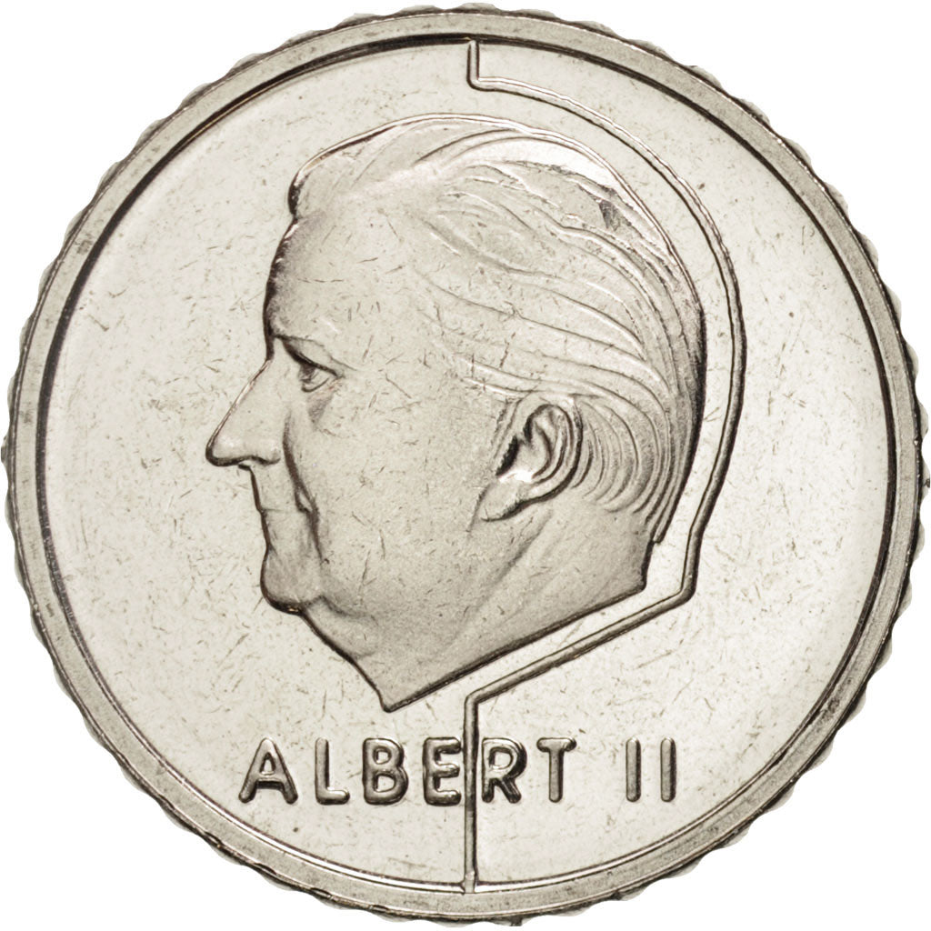 Belgium, Albert II, 50 Francs, 50 Frank, 1995, Brussels, MS(63), Nickel, KM:193