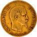 Moneta, Francja, Napoleon III, Napoléon III, 10 Francs, 1859, Strasbo, VF(20-25)