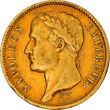 Moneta, Francja, Napoléon I, 40 Francs, 1811, Paris, EF(40-45), Złoto