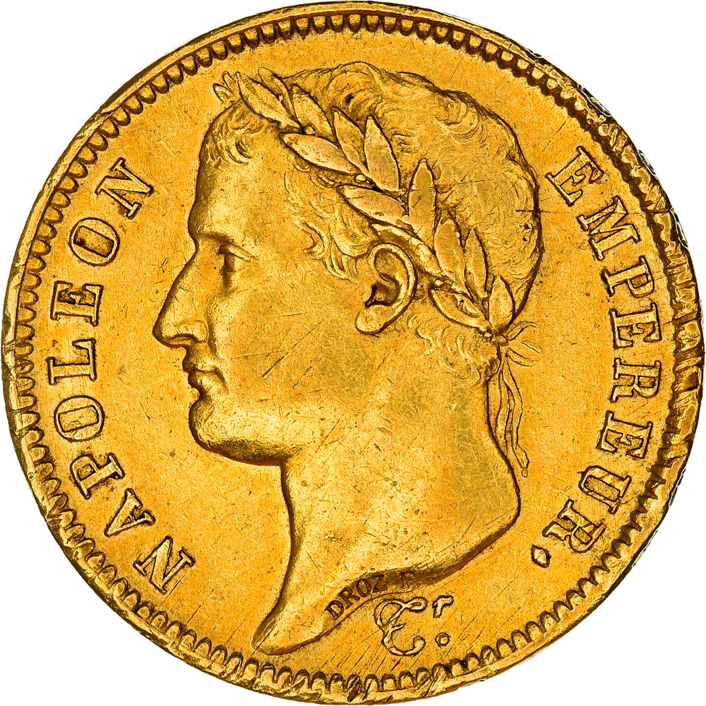 Monnaie, France, Napoléon I, 40 Francs, 1811, Paris, TTB, Or, Gadoury:1084