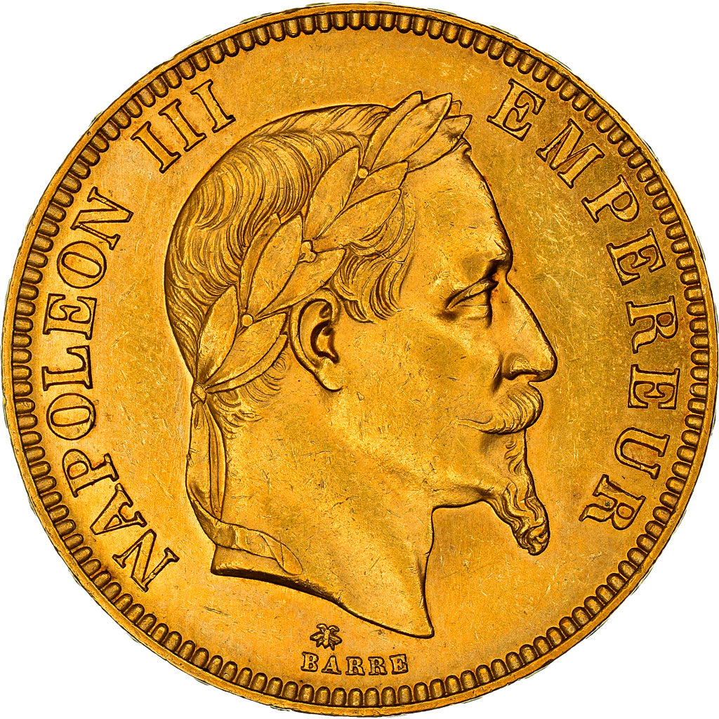 Monnaie, France, Napoleon III, Napoléon III, 100 Francs, 1869, Paris, SUP, Or