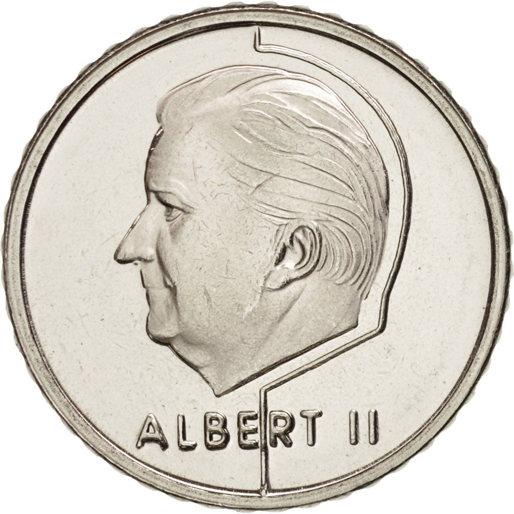 Belgium, Albert II, 50 Francs, 50 Frank, 1995, Brussels, MS(63), Nickel, KM:194