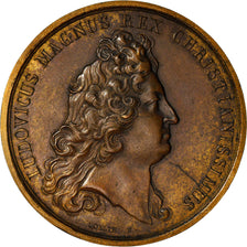 France, Medal, Louis XIV, Soumission des Dix Villes Impériales d'Alsace, 1680