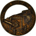 France, Medal, Verdun , On ne passe pas, WAR, EF(40-45), Brass