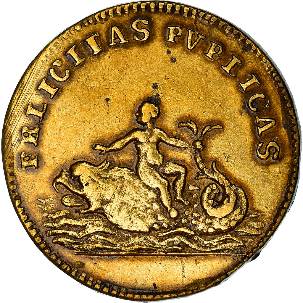 Francja, Token, Ludwik XVI, Le Dauphin Louis XVII, Nuremberg, AU(50-53)