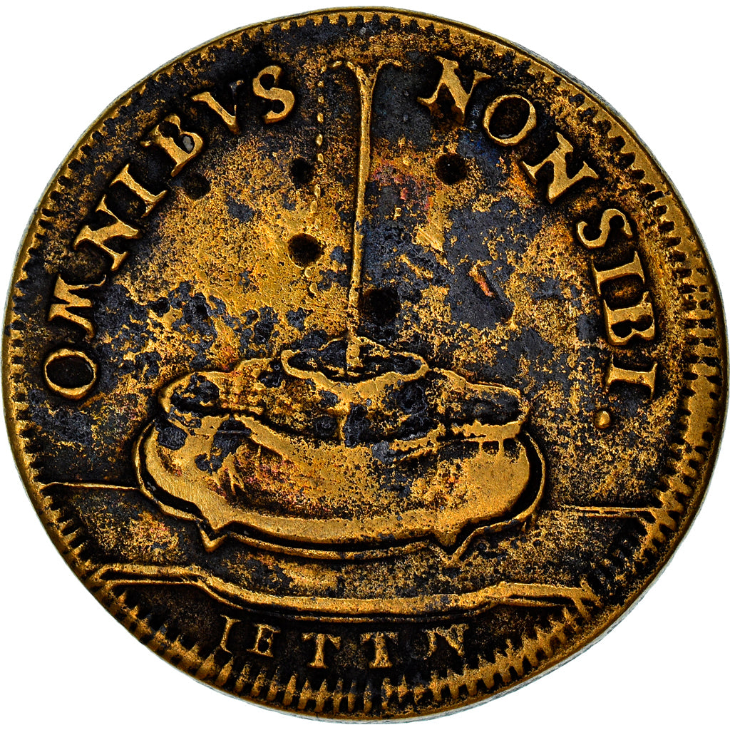 France, Token, Louis XVI, omnibus Non Sibi, History, VF(20-25), Brass