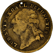 France, Token, Louis XVI, Optimo Principi, History, 1776, AU(50-53), Brass