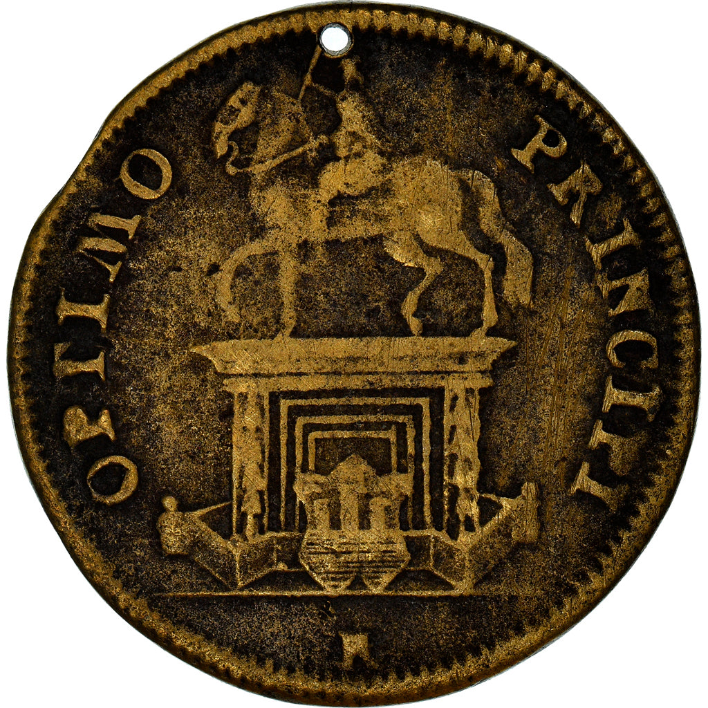 France, Token, Louis XVI, Optimo Principi, History, 1776, AU(50-53), Brass