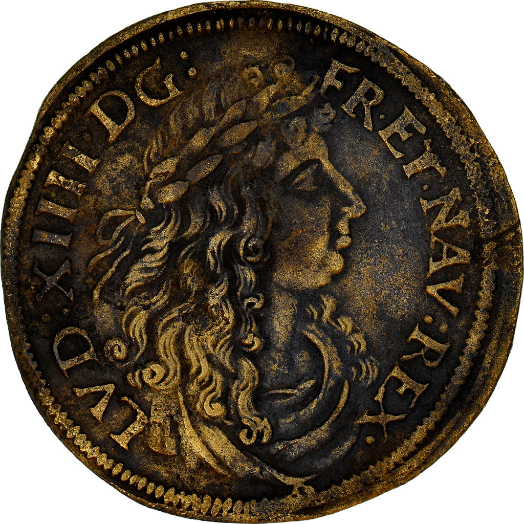 Francia, Token, Louis XIV, Nuremberg, Cornélius Lauffers, History, MB+, Ottone