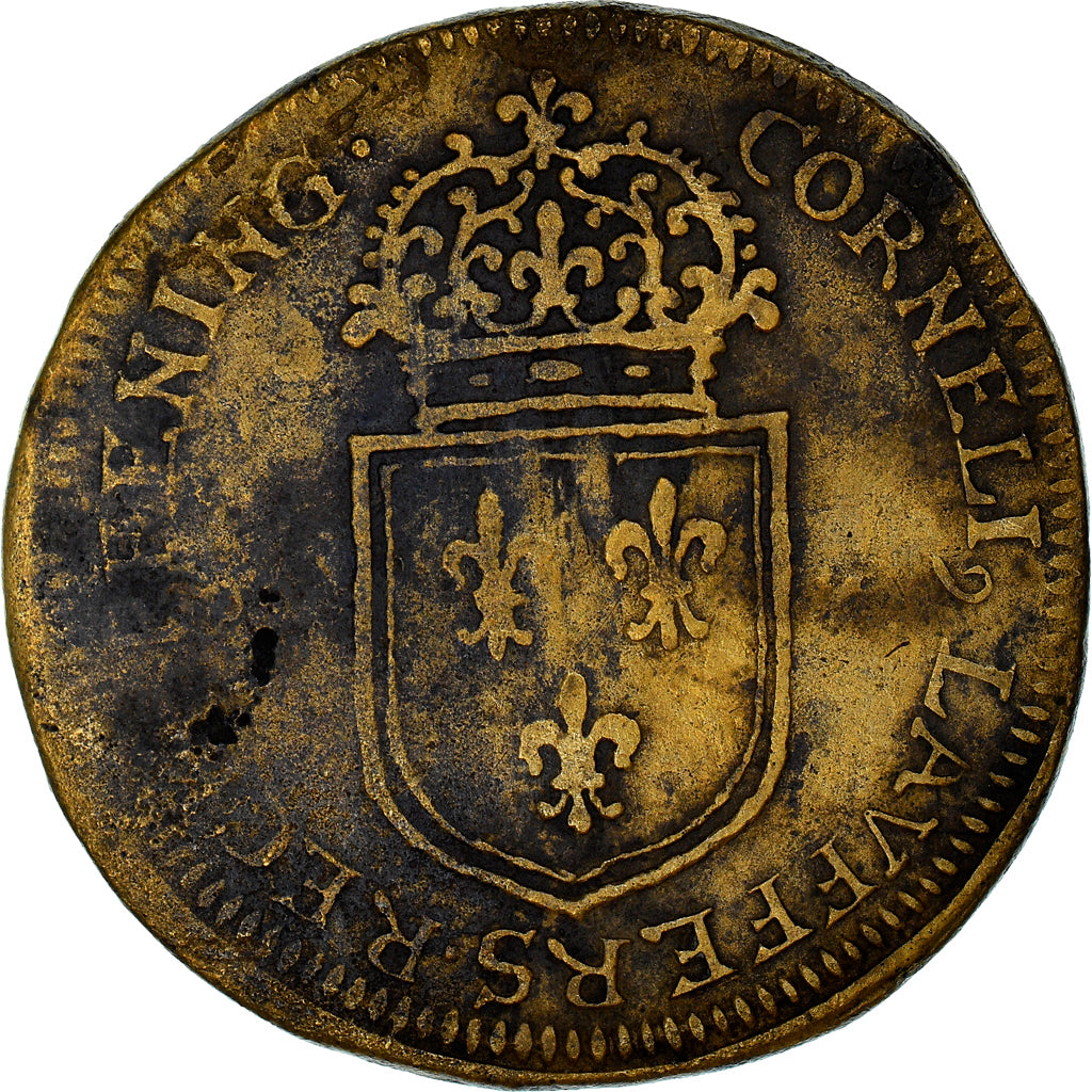 Francia, Token, Louis XIV, Nuremberg, Cornélius Lauffers, History, MB+, Ottone