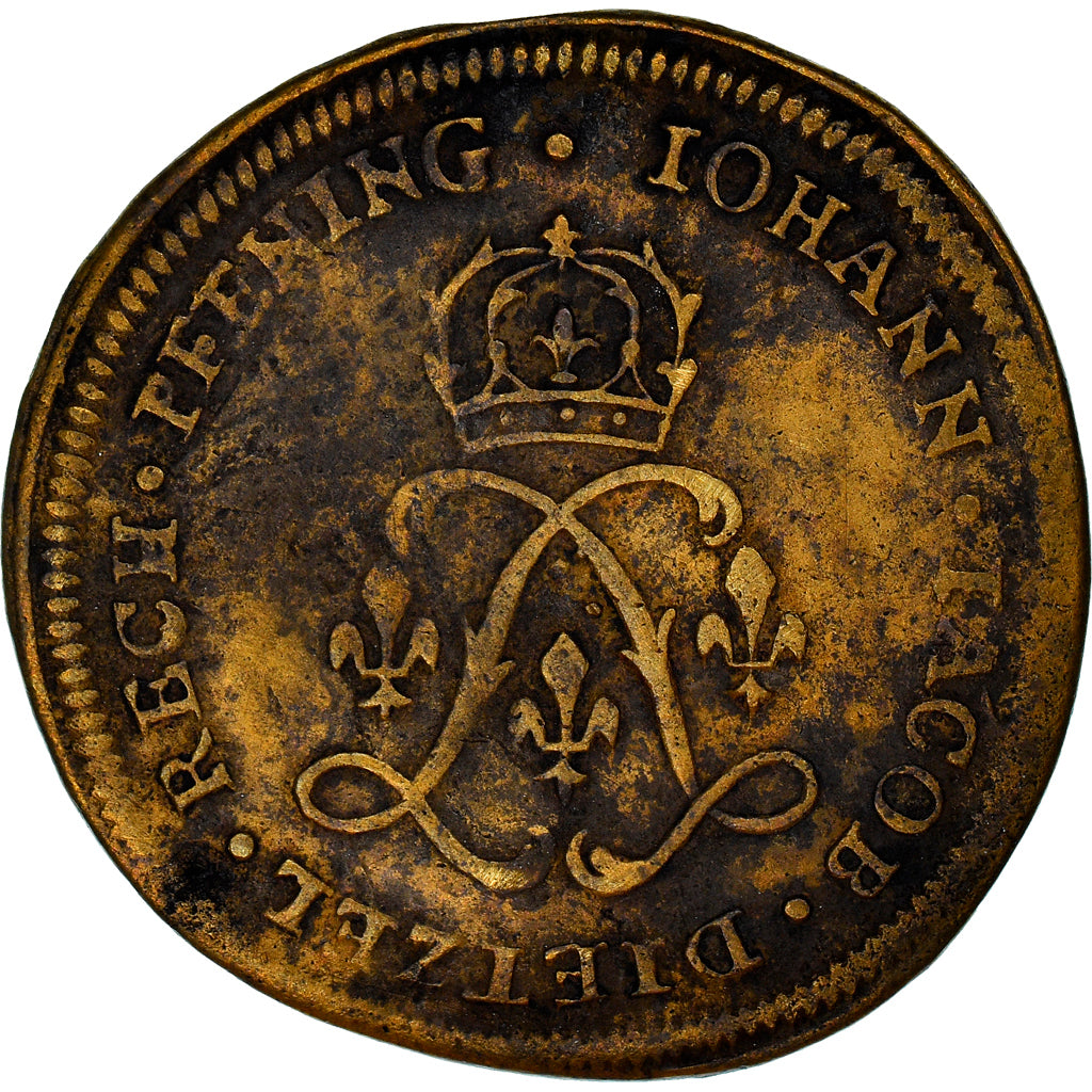 France, Token, Royal, Louis XV, Nuremberg, Johann Jacob Dietzel, History