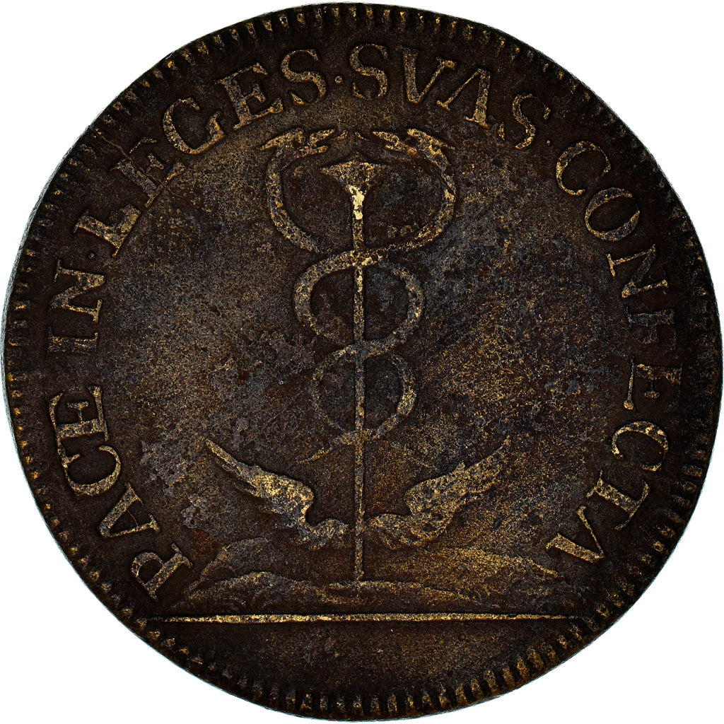 France, Token, Louis XIV, Paix de Nimègue, History, ND (1678), VF(20-25)