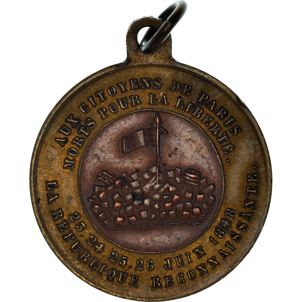Francja, Medal, Journées des 23, 24, 25 et 26 juin 1848, Historia, 1848