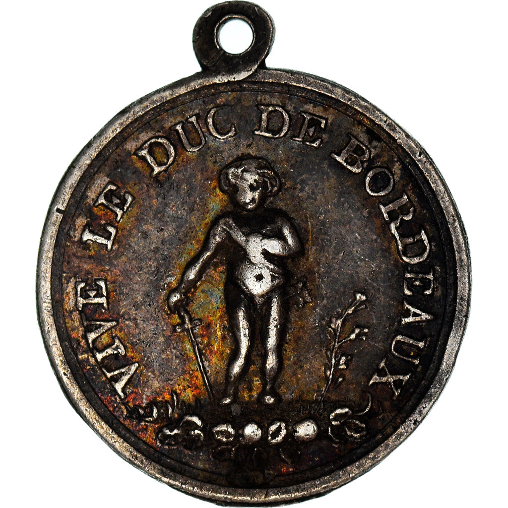 France, Médaille, Vive le Duc de Bordeaux, Heureuse France, History, TTB+