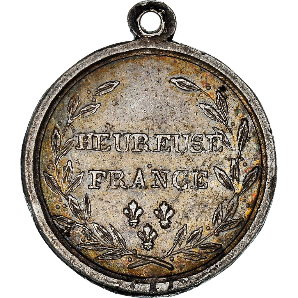 France, Médaille, Vive le Duc de Bordeaux, Heureuse France, History, TTB+