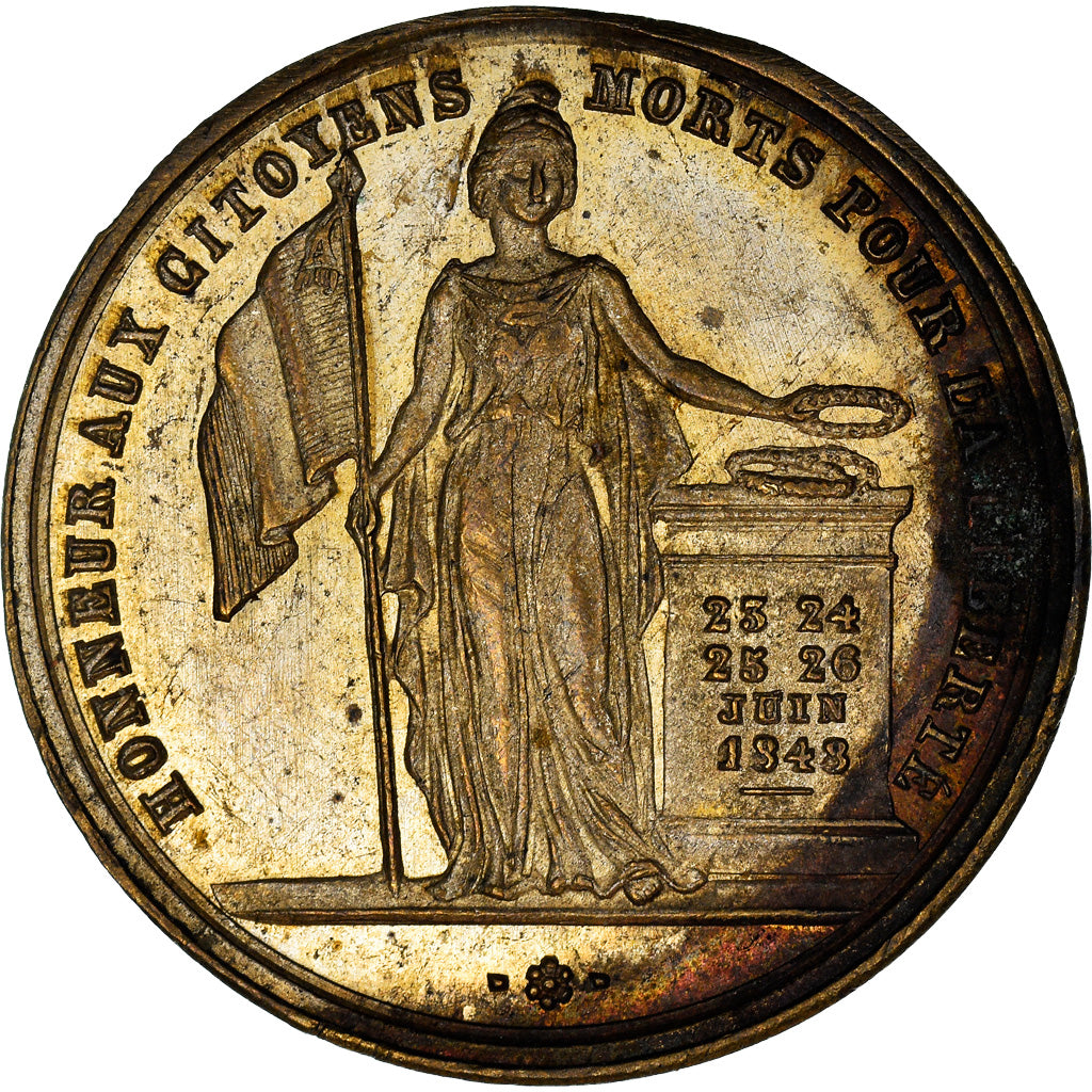 Frankreich, Medaille, Seconde République, Général Cavaignac, History, 1848
