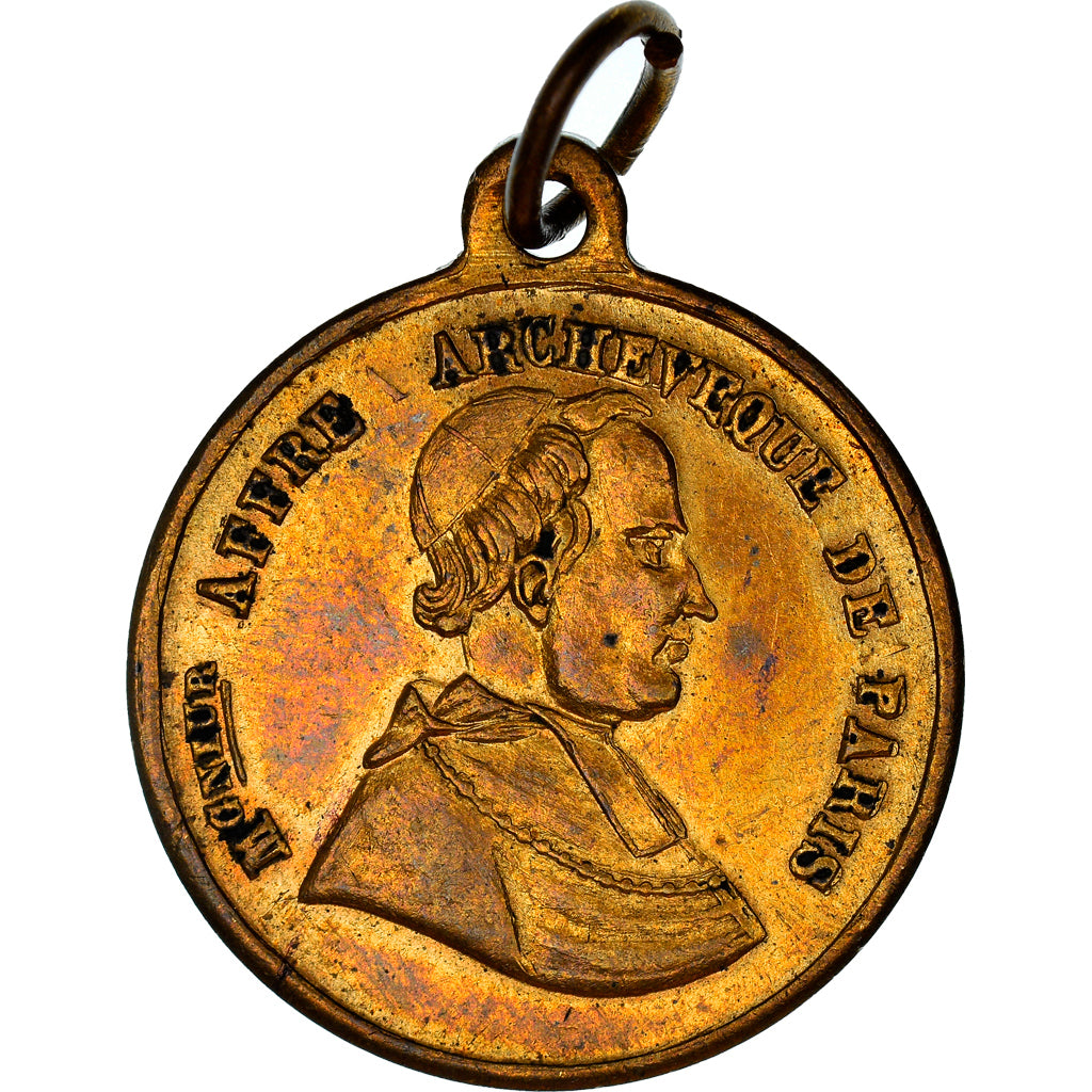 France, Médaille, IIe République, Mort de Denis Affre, Archevêque de Paris