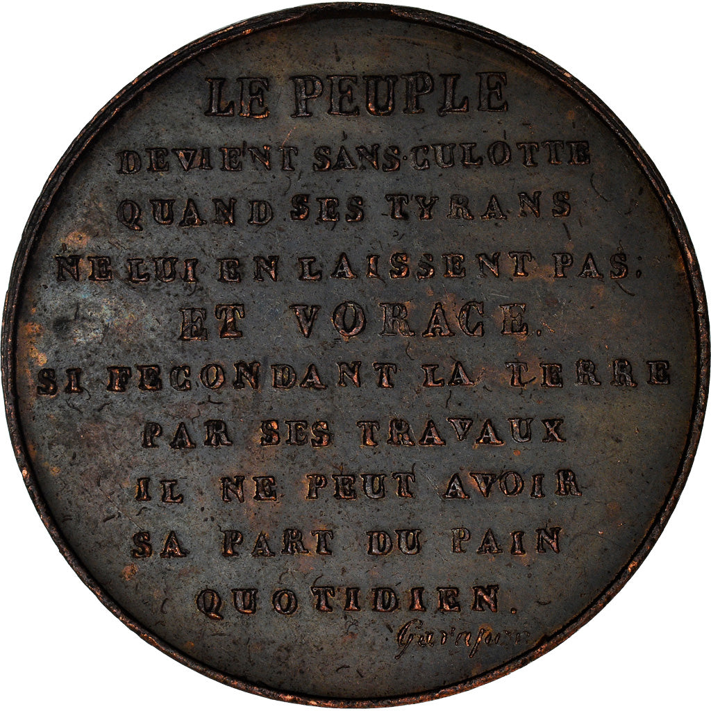 France, Token, French Second Republic, Société Ouvrière Les Voraces, History