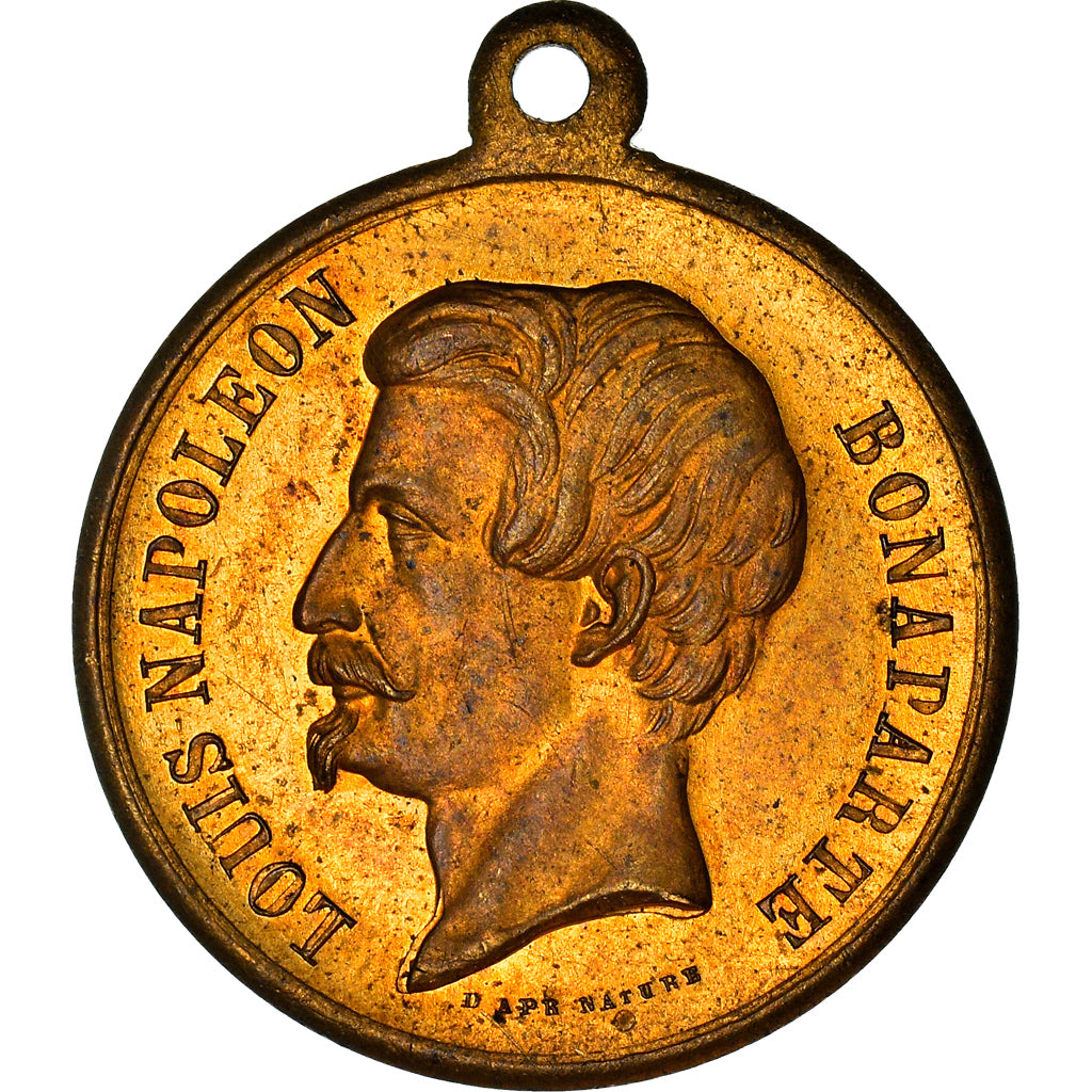 Francia, medaglia, Louis Napoléon Bonaparte, Président de la République