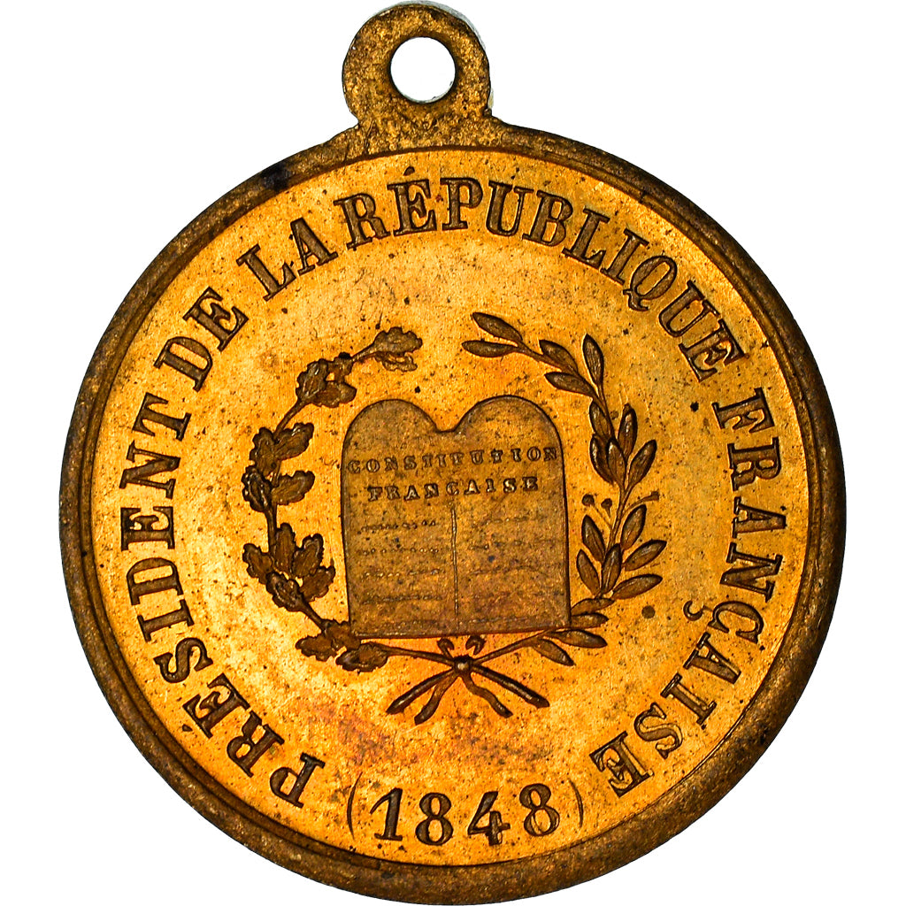 Francia, medaglia, Louis Napoléon Bonaparte, Président de la République