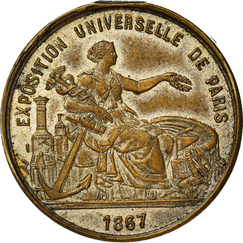 France, Médaille, Napoléon III, Exposition universelle de Paris, Arts &