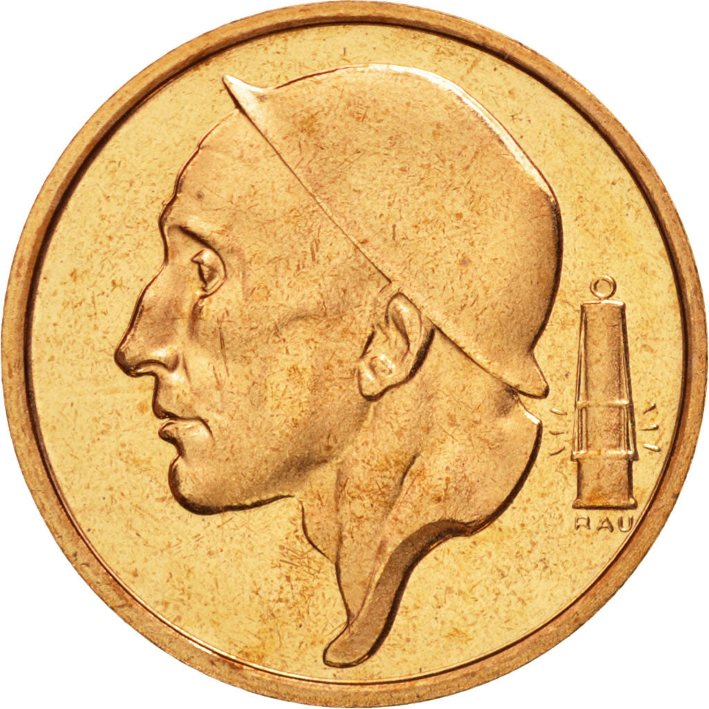 Coin, Belgium, Baudouin I, 50 Centimes, 1995, MS(63), Bronze, KM:149.1