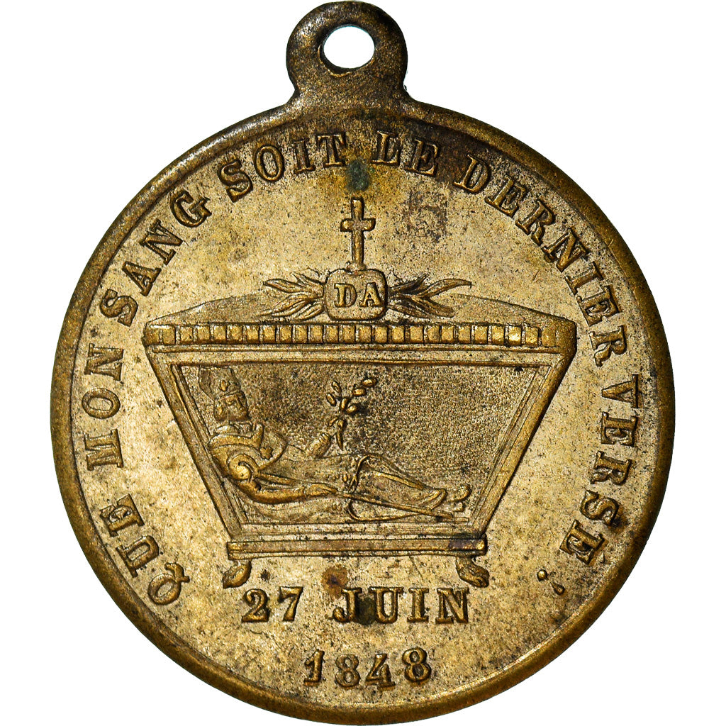 Frankreich, Medaille, Mort de Monseigneur Affre, Archevêque de Paris, History