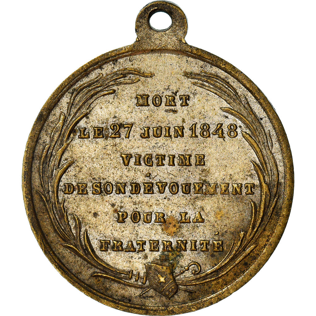 Frankreich, Medaille, Mort de Monseigneur Affre, Archevêque de Paris, History