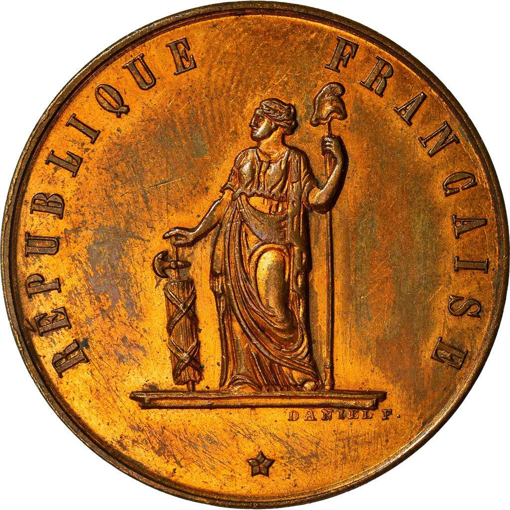 Frankrijk, Medaille, French Second Republic, Journées des 22, 23, 24 février