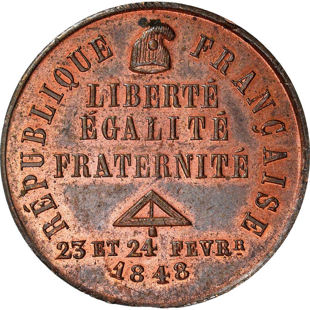 France, Medal, French Second Republic, Journées des 22, 23, 24 février 1848