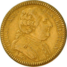 Frankreich, Token, Louis XVI, États de Bretagne, Rennes, History, Restrike, VZ