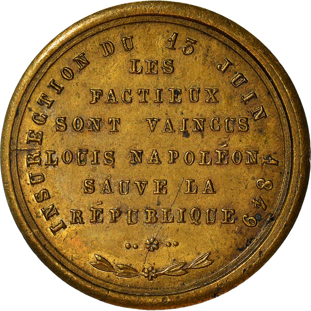 Francja, Medal, Druga Republika Francuska, Insurrection du 13 Juin, Historia