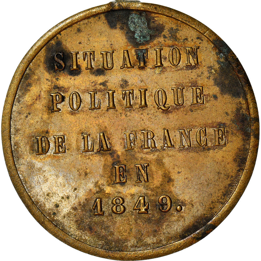 Frankreich, Medaille, French Second Republic, Situation Politique de la France