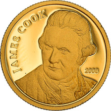 Coin, Cook Islands, Capt. James Cook, 10 Dollars, 2008, Franklin Mint, Proof