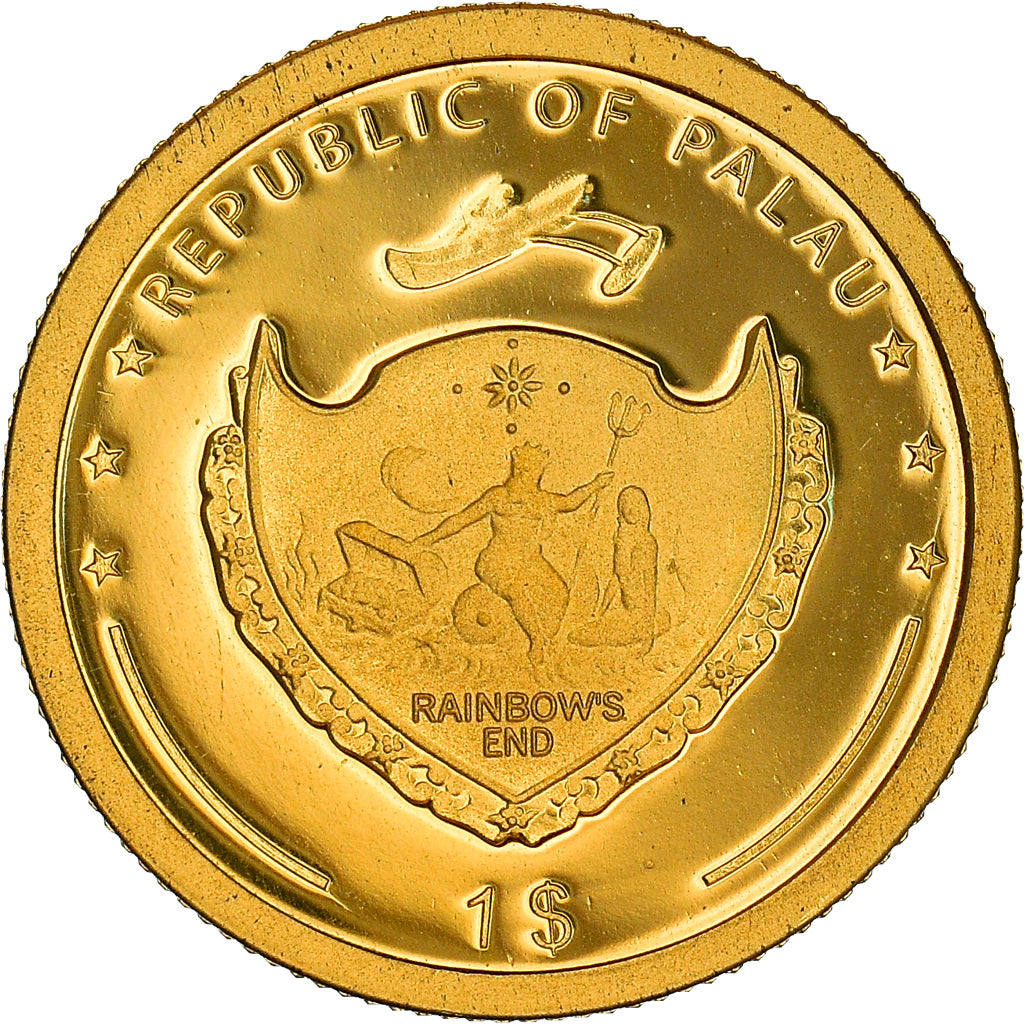 Münze, Palau, Don Bosco, Dollar, 2009, CIT, STGL, Gold, KM:239