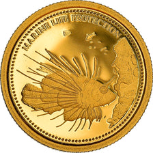 Moneda, Palaos, Poisson-Lion rouge, Dollar, 2009, CIT, BE, FDC, Oro, KM:234