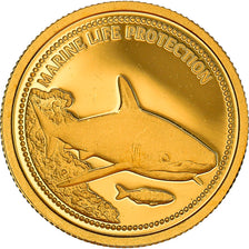 Moneta, Palau, Requin gris, Dollar, 2008, Proof, FDC, Oro, KM:163