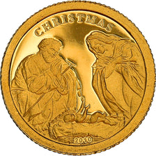 Coin, Palau, Noël et la Nativité, Dollar, 2010, MS(65-70), Gold, KM:445