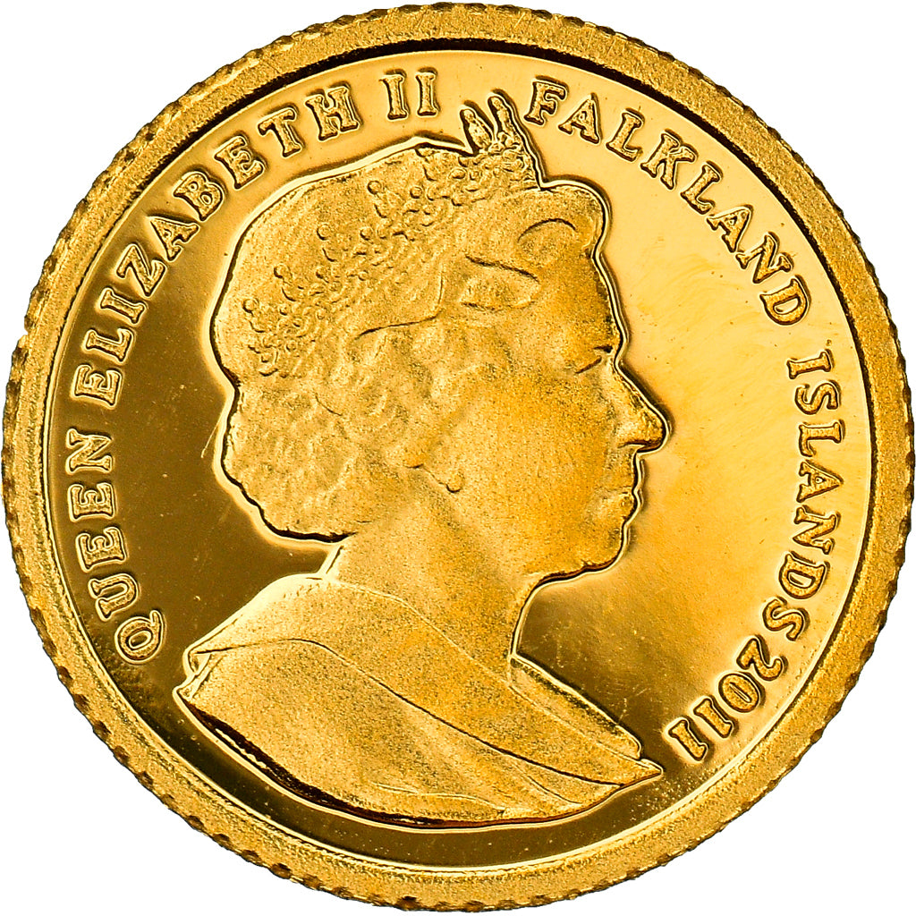 Coin, Falkland Islands, Mariage du Prince William et Kate, 1/64 Crown, 2011