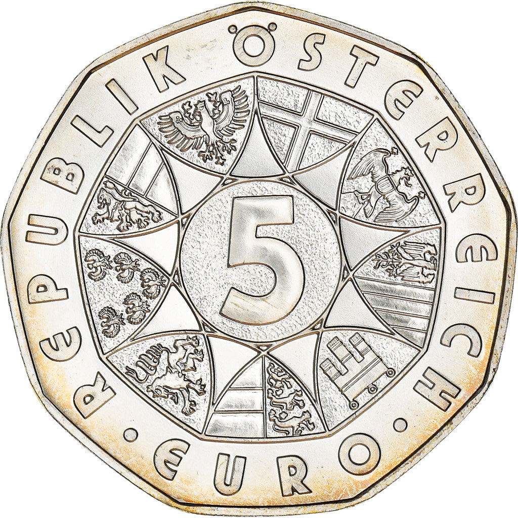 Österreich, 5 Euro, Joseph Haydn, 2009, UNZ+, Silber, KM:3170