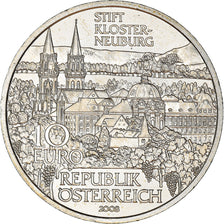 Austria, 10 Euro, Klosterneuburg Abby, 2008, Vienna, MS(64), Silver, KM:3157