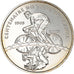 Francja, 1/4 Euro, Tour de France, 2003, Paris, MS(63), Srebro, KM:1995