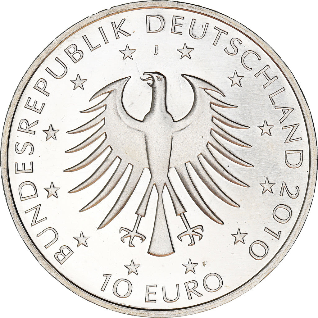 GERMANY - FEDERAL REPUBLIC, 10 Euro, Robert Schumann, 2010, Hamburg, MS(63)