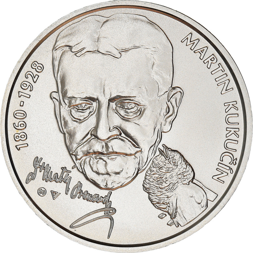 Slovakia, 10 Euro, Martin Kukucin, 2010, Kremnica, MS(65-70), Silver, KM:111