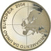 Portugal, Enlargement of EU, 8 Euro, 2004, Lisbon, Proof, FDC, Zilver, KM:753a