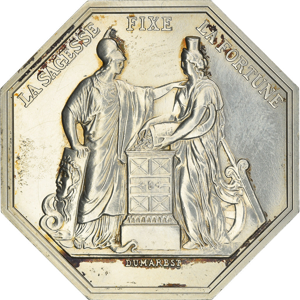 France, Jeton, Banque de France, An VIII, Dumarest, SPL, Argent