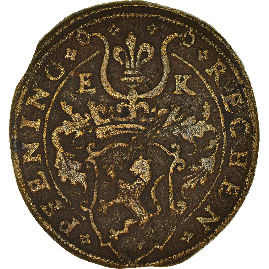 France, Token, Rechenpfening, Elsbeta Sanctua, History, EF(40-45), Brass