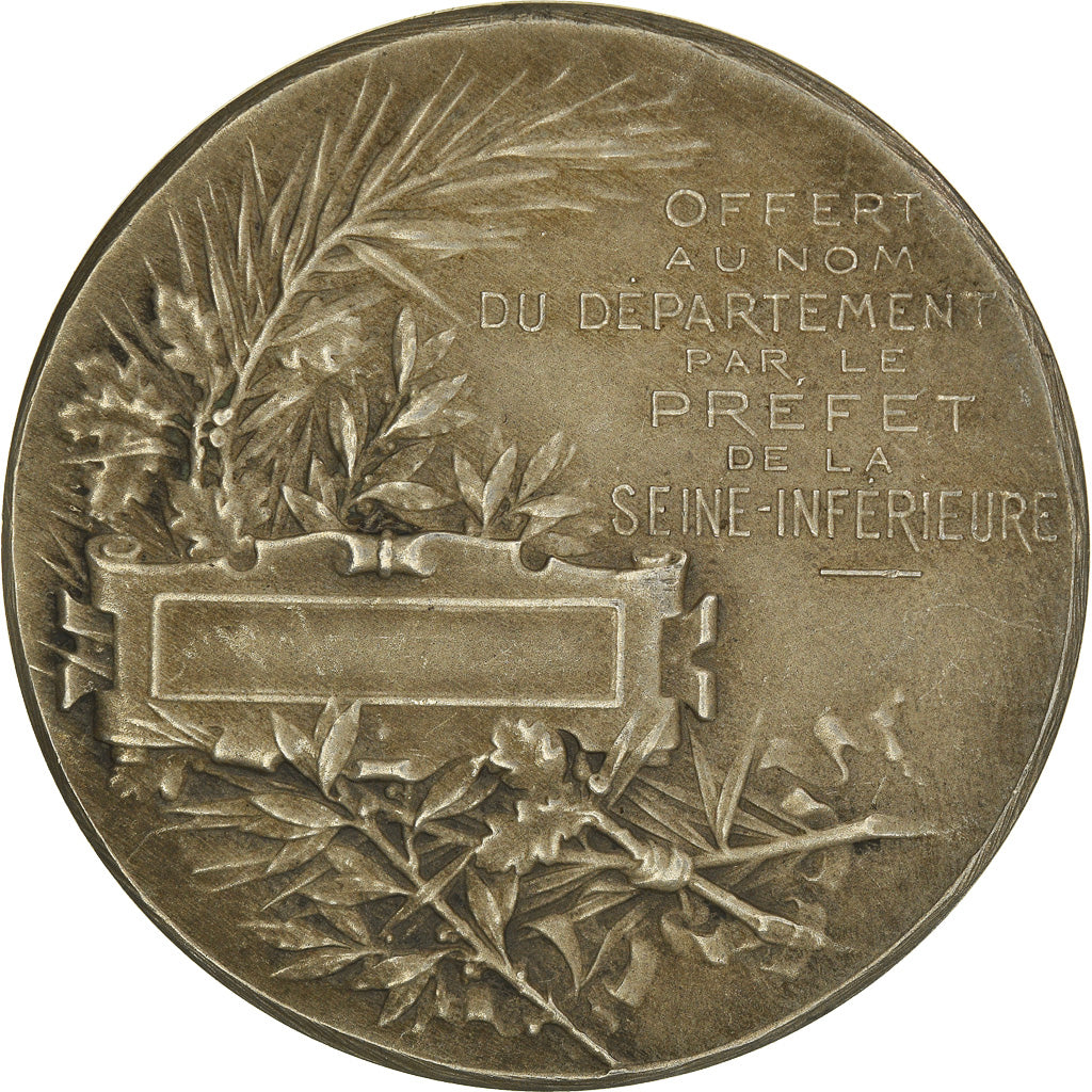 Frankreich, Medaille, Préfet de la Seine-Inférieure, Politics, Roty, VZ