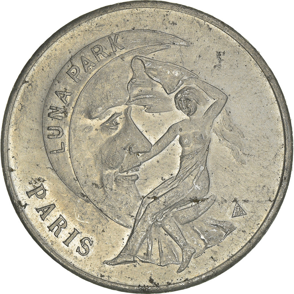 France, Jeton, Luna Park, Paris, Publicity, TTB+, Aluminium